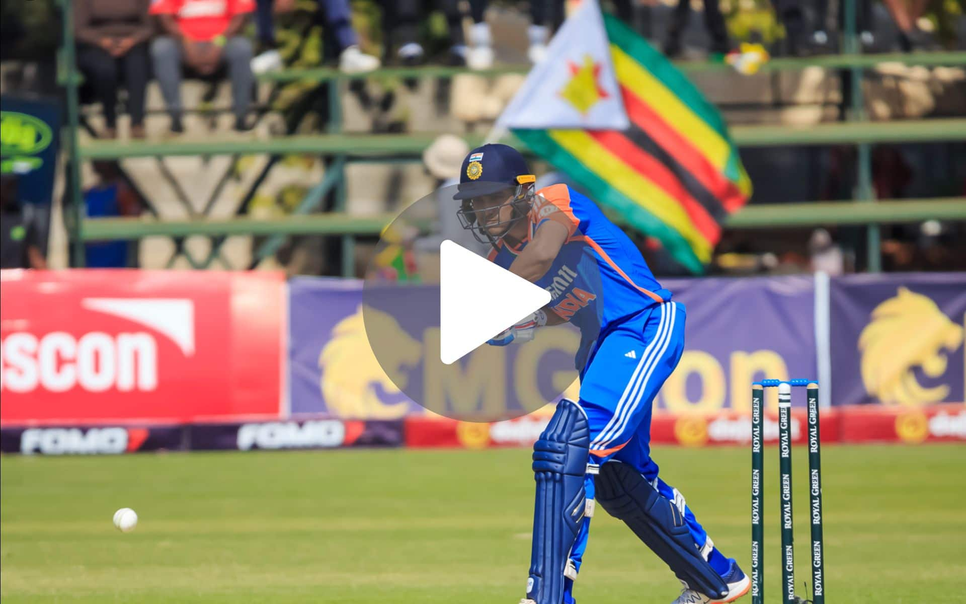 [Watch] Captain Shubman Gill Falls After Muzarabani-Raza's Tag Team Effort Bears Fruit